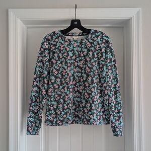 J. Crew | Floral French Terry Sweatshirt